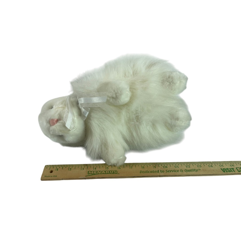 Ty Classics Angora Fluffy Easter Bunny Rabbit Plush 13" Stuffed Toy Lovey - Picture 3 of 4